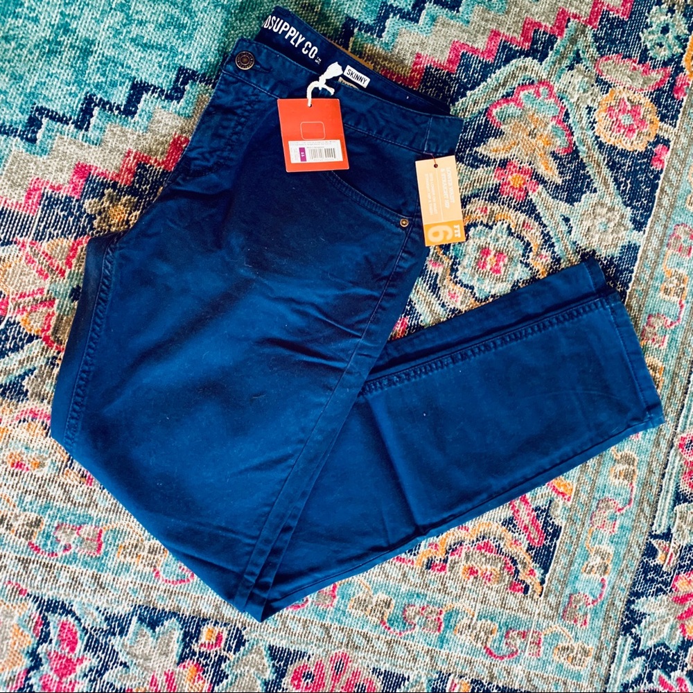 NWT Mossimo Skinny Jeans, Navy, Size 11